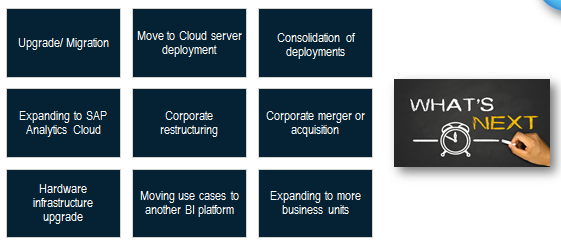 Right-Sizing SAP BusinessObjects - Next Steps